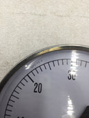 Weksler GP2-15-3 0-60 PSI Pressure Gauge 4 1/2" Face 1/4" NPT Water/Air Line