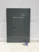 Square D QOC24US 24 Space 120/240V Cover Door Only w/Main 21" x 14 1/4"