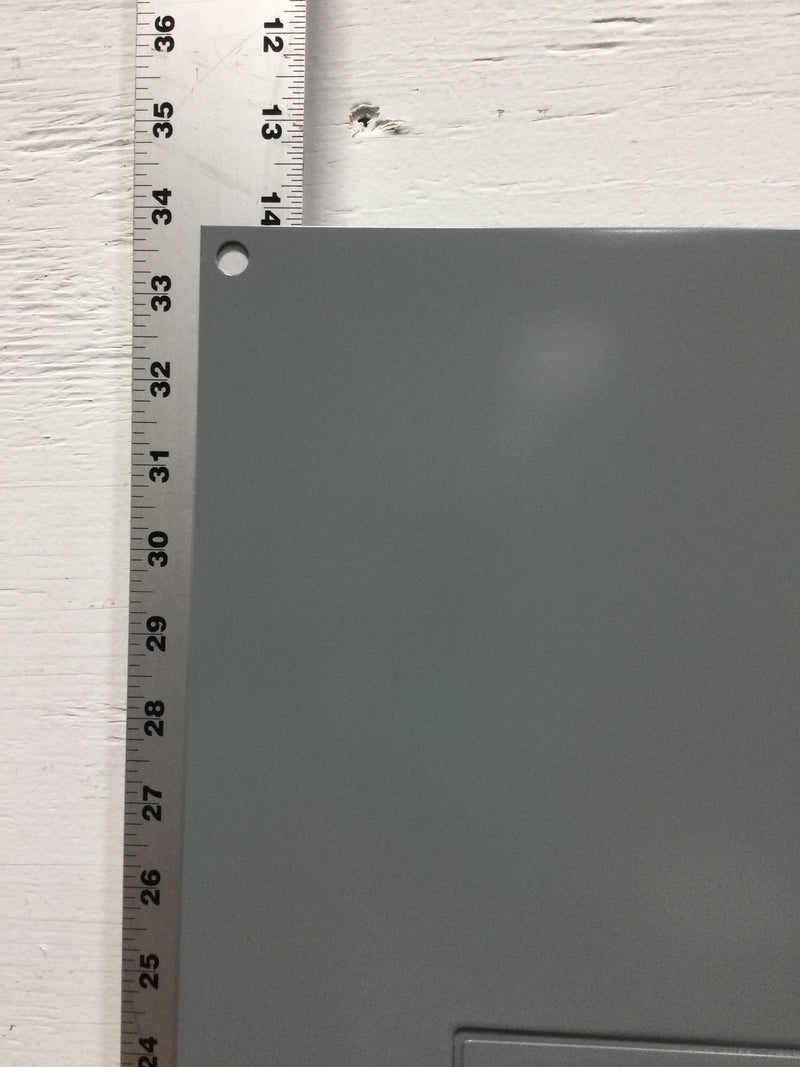 Square D QOC40US 40 Space 120/240V Panel/Door Only w/Main 33 3/4" x 14 1/4"