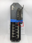 Square D QON20-30MW150 20 Circuit 150 Amp 120/240 VAC Main Breaker Type QO Guts Only 6" X 21.5"