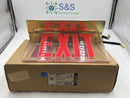Lithonia Lighting LRP BS1RC120/277 ELN LED Edge-Lit Exit Sign/Light 120/277 VAC
