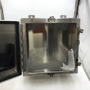 Hoffman A16H1606SSLP Stainless Steel Enclosure Nema Type 4x 16" x 16" x 6"