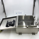 Hoffman A16H1606SSLP Stainless Steel Enclosure Nema Type 4x 16" x 16" x 6"