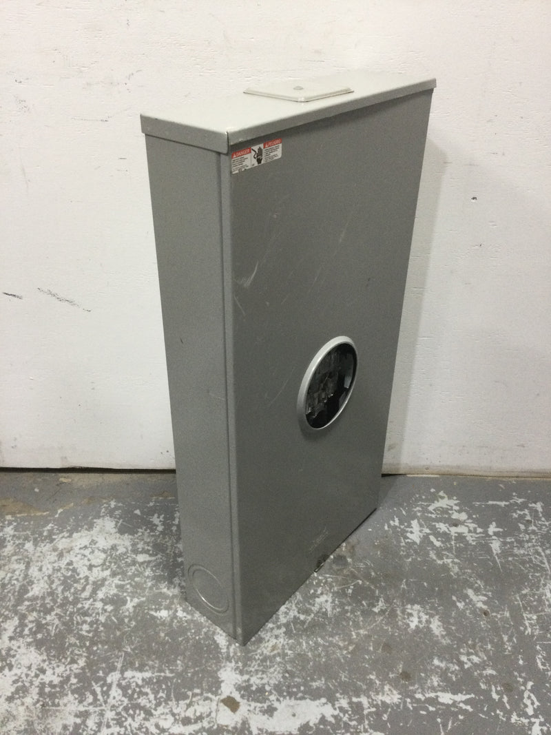 Milbank UAP3566-X-HSP 7 Terminal Ringless Large Closing Plate Lever Bypass Stainless Steel Hasp Aluminum Painted Wide Shell