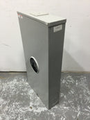 Milbank UAP3566-X-HSP 7 Terminal Ringless Large Closing Plate Lever Bypass Stainless Steel Hasp Aluminum Painted Wide Shell