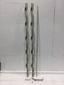 Eaton 1MM612RRL residential meter stack 125 Amp Bus Rating 800 Amp 120/240v 1 Phase 3 Wire 6 Position Mounting Hardware