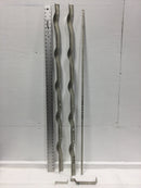 Eaton 1MM612RRL residential meter stack 125 Amp Bus Rating 800 Amp 120/240v 1 Phase 3 Wire 6 Position Mounting Hardware