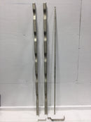 Eaton 1MM612RRL residential meter stack 125 Amp Bus Rating 800 Amp 120/240v 1 Phase 3 Wire 6 Position Mounting Hardware