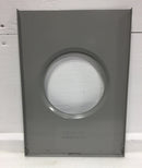 Milbank 120/240V Type 3R Meter Socket Cover Only w/Latch 15 1/2" x 11"