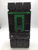 Square D LGP36400U31X 400 Amp 3 Pole 600V PowerPact LG400 Circuit Breaker