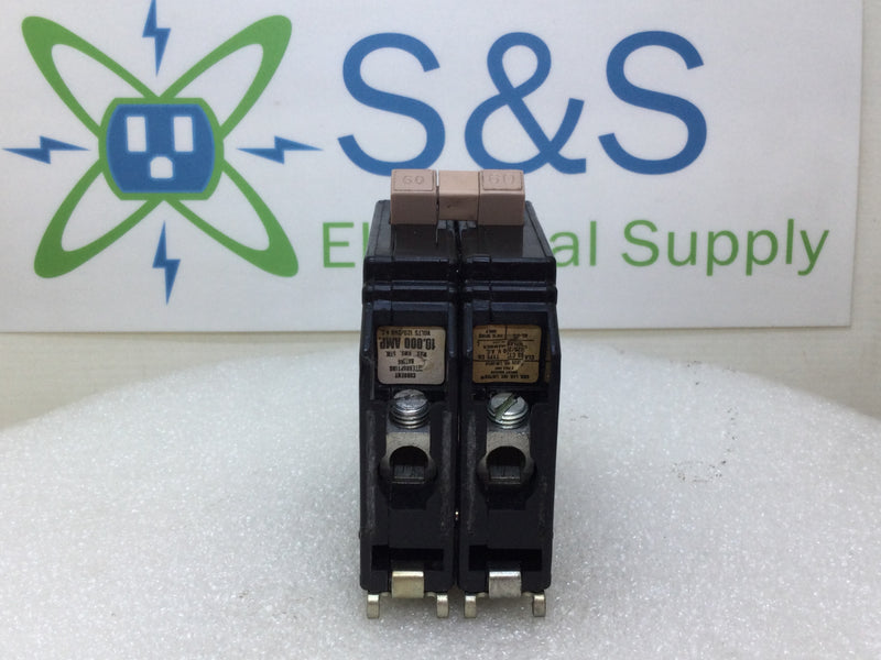 Cutler Hammer CH260 60 Amp 2 Pole 120/240V Type CH Breaker - Metal Foot