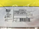 Hubbell Premise Wiring HC6BK10 Cat6 10ft - Black Ethernet Cable