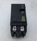 Square D QO250 50 Amp 2 Pole 120/240V Circuit Breaker - Yellow Face