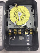 Intermatic T103 40 Amp 120/208/240 VAC DPST 24-Hour Mechanical Time Switch Gray