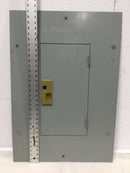 Westinghouse PNL Type W10B 60 amp, 208/120V, 3 PH, 4 Wire, 30 SP Panel Cover 31 1/2" x 21 3/4"