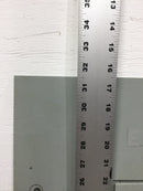 Westinghouse PNL Type W10B 60 amp, 208/120V, 3 PH, 4 Wire, 30 SP Panel Cover 31 1/2" x 21 3/4"