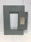 Westinghouse PNL Type W10B 60 amp, 208/120V, 3 PH, 4 Wire, 30 SP Panel Cover 31 1/2" x 21 3/4"