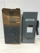 Square D H223N 100A 2 Pole 240V Fused Nema 1 Enclosure Safety Switch/Disconnect