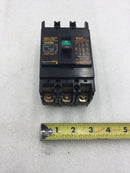 Fuji Electric SA33BM 10 Amp 3 Pole 220V Auto Circuit Breaker - Cosmetic Flaw