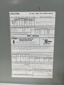 Eaton DH363URK Safety Switch Type 3R 100 Amp 600v 3Pole Non-Fused