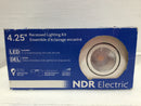 NDR KRS1350-WH 4.25" 120V LED-PAR20-&W-3K 525 Lumen Recessed Lighting Kit