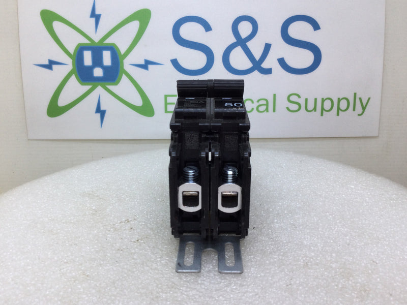 Zettler-Controls UEB1-70502BBDx 50 Amp 2 Pole Din-Rail Mount Circuit Breaker