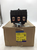 Square D HGA36060U31X 60 Amp 3 Pole 600V Max Micrologic 3-2 Trip Circuit Breaker