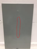 GE TM1212RCUBK1 125 Amp 12/24 Space 120/240V Load Center Cover 21 1/4" x 12 7/8"