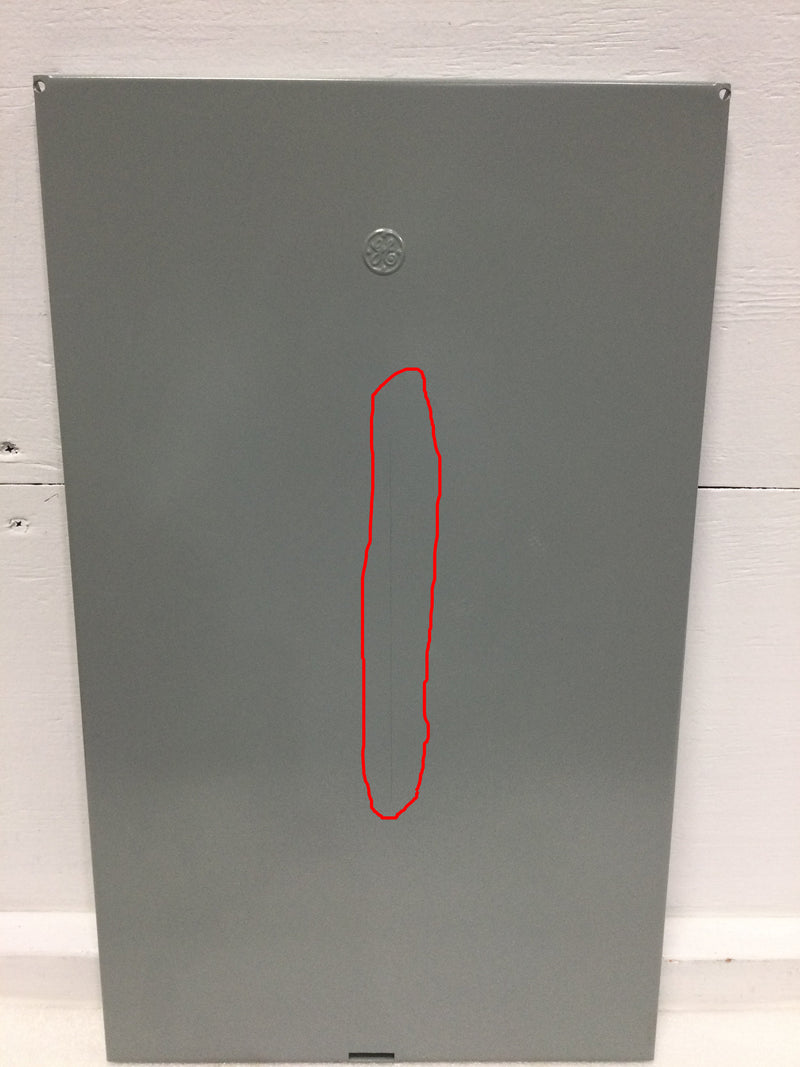 GE TM1212RCUBK1 125 Amp 12/24 Space 120/240V Load Center Cover 21 1/4" x 12 7/8"