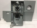 GE TSM420CSCUP Power Mark Gold 200 Amp 4-Space 8-Circuit Meter Socket Load Center Outdoor NEMA 3R surface mount