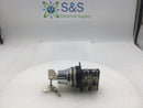 GE CR104PSK63A00C HD 2 Position Key Style Selector Switch with Spring Return