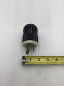 Marinco HBL 2341 Hubbell Locking Plug 20 Amp 480 VAC NEMA L8-20 2-Pole 3-Wire