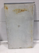 GE TM1212RCUBK1 125 Amp 12 Space 120/240V Load Center Cover 21 1/4" x 12 7/8"