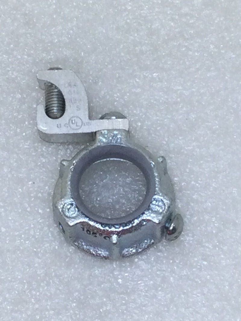 Crouse-Hinds GLL2 3/4" Insulated Grounding Bushing with Ground Lug