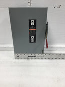 GE General Electric TG4322 60 Amp 3 Pole 240V Fusible Nema 1 Safety Switch