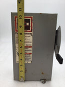 Cutler Hammer DG221NGB Fusible 30 Amp 2 Pole 240V Safety Switch 10 5/8" x 6 1/4"