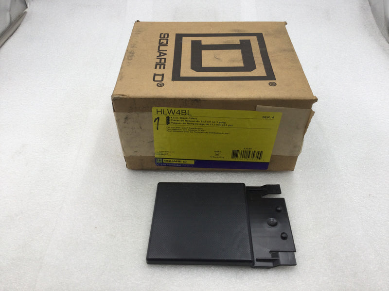 Square D HLW4BL I Line Filler Plate 80034-188-03