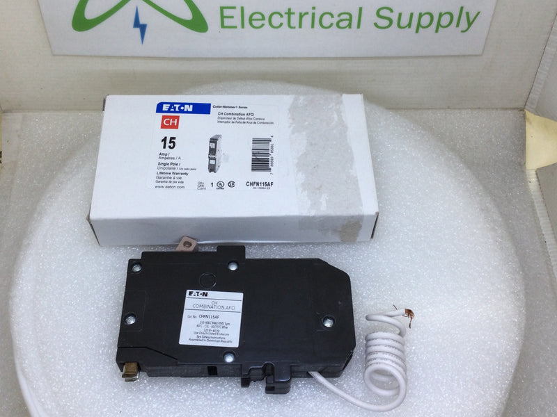 Eaton/Cutler-Hammer CHFN115AF 15 Amp 120V Combination AFCI Circuit Breaker