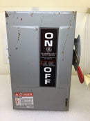 GE TG3221 30 Amp 2 Pole 3 Phase Model 8 240V General Safety Switch