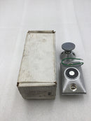 ESL/Sentrol DHF-24120C Flush Mount Magnetic Door Holder in Chrome 24 VDC/VAC 120 VAC