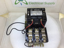 Square D 8536 SC03 Size 1 600V 3 Ph Contactor 120v Coil w/9999 SX-6 Relay - Flaw