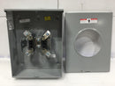 Siemens Talon UAT417-XGF 200A 4-Jaw Ringless Meter Socket - Flawed