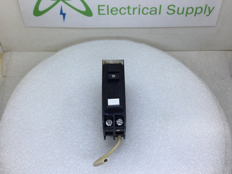 Cutler Hammer QBGF1020 20 Amp 1 Pole 120V Ground Fault Circuit Breaker