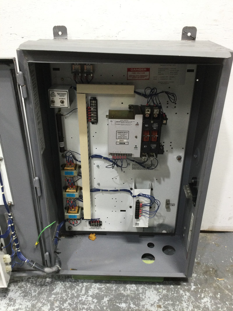 Generac Type GTS01W-2A2LDNCN 100 Amp, 480V Transfer switch