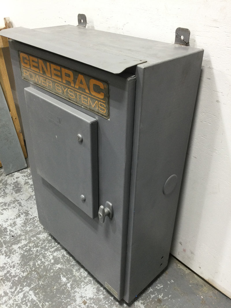 Generac Type GTS01W-2A2LDNCN 100 Amp, 480V Transfer switch