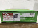 Square D HOM1224L125PRB 125 Amp 12 Space 24 Circuit Outdoor Load Center w/ Cover