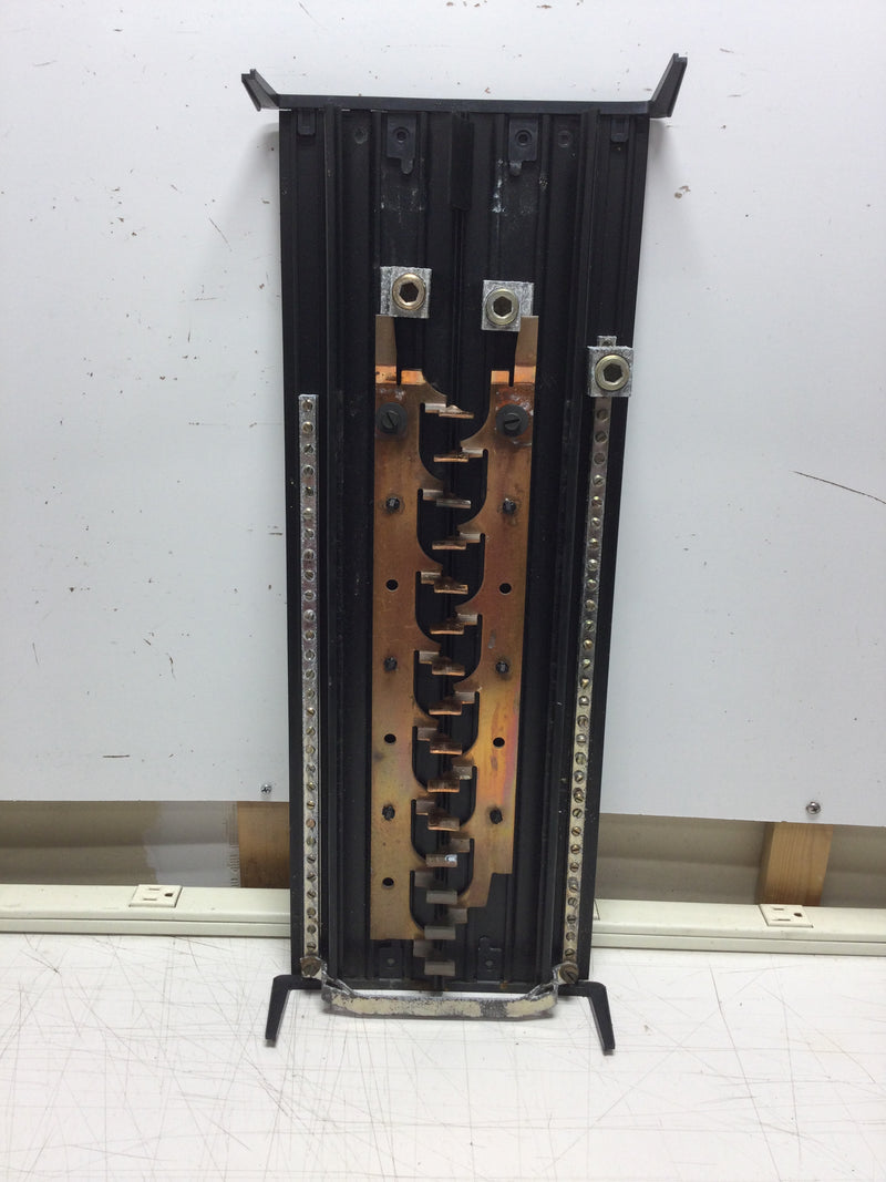 Siemens 15 Space/40 Circuit 200 Amp 120/240 VAC Copper Bus Guts Only 9" X 22"