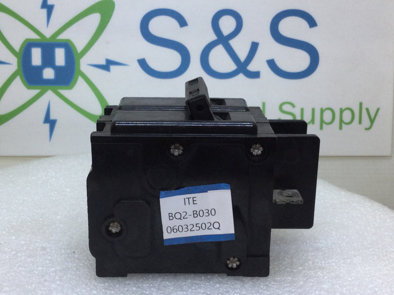 Siemens/ITE/Gould BQ2B030 30 Amp 2 Pole 120/240V Circuit Breaker
