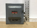 Cutler-Hammer 4143H301 30 Amp 3 Phase 240V Type D Fusible Safety Switch 8" X 8"