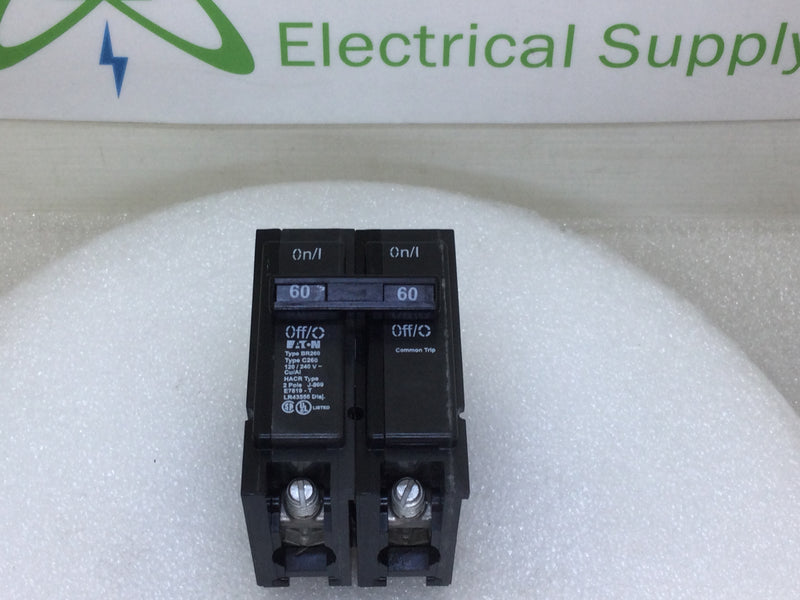 Eaton/Cutler Hammer BR260/C260 60 Amp 2 Pole 120/240V Circuit Breaker